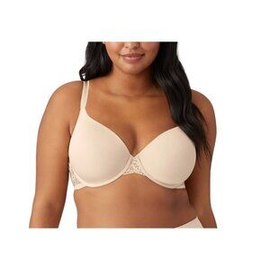 New Wacoal Size 32C French Garden Seamless Underwire T-Shirt Bra Beige